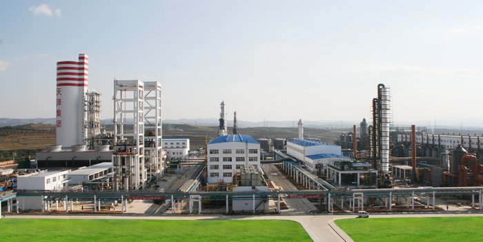 图为天泽集团煤气化厂