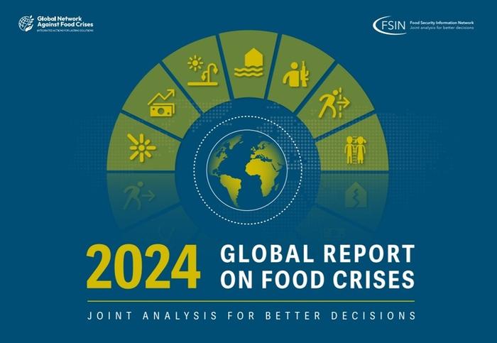 　　《2024全球粮食危机报告》封面截图