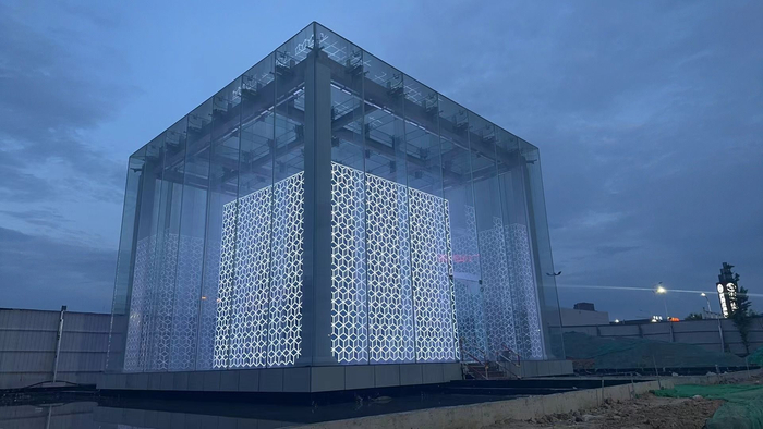 ▲国家先进计算产业创新（宜昌）中心“硅立方”