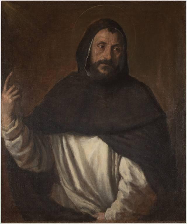 《多米尼克修士肖像(圣多米尼克)》 提香·韦切利奥