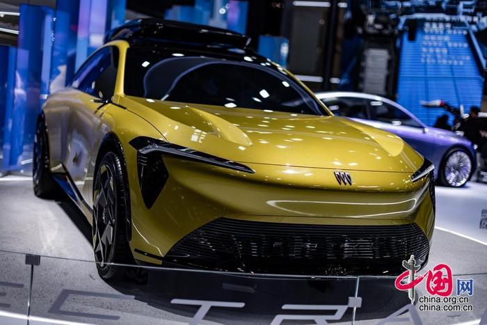 别克品牌发布了基于奥特能平台打造的纯电概念车“Electra-LT”猎装轿跑版。中国网记者 郑亮摄