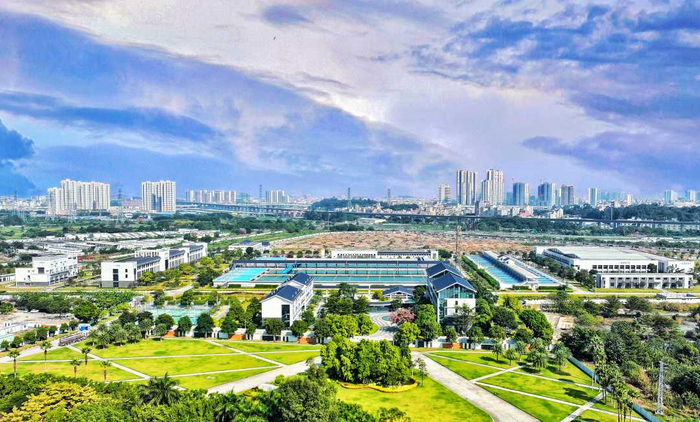 位于广州市白云区的广州北部水厂。薛晓晔摄