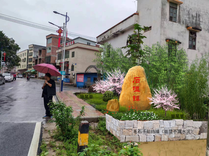 △美丽乡镇入口通道景观提升建设前后对比图（效果图）
