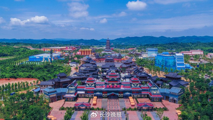 位于宁乡的长沙方特东方神画景区。受访方供图