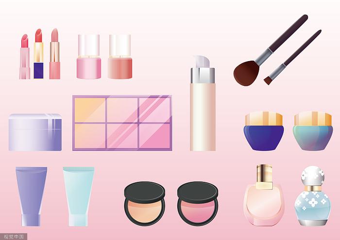 各类化妆品示意图（图源：CFP）