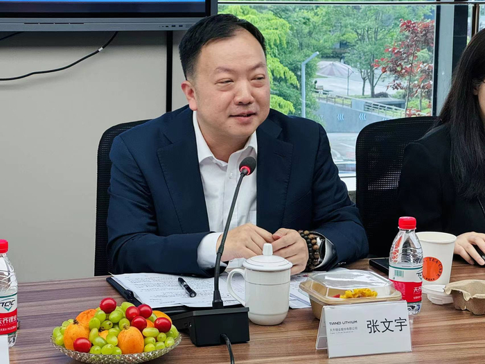 （天齐锂业董事会秘书、副总裁、四川省上市公司协会董秘专业委员会副主任委员张文宇，图源：主办方）