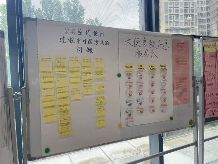 金域国际社区协商议事厅的一角。  新京报记者 田杰雄 摄