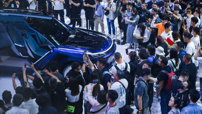 ▲2024北京车展吉利展台现场图 图/企业供图