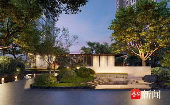 项目景观效果图，以实际交付为准