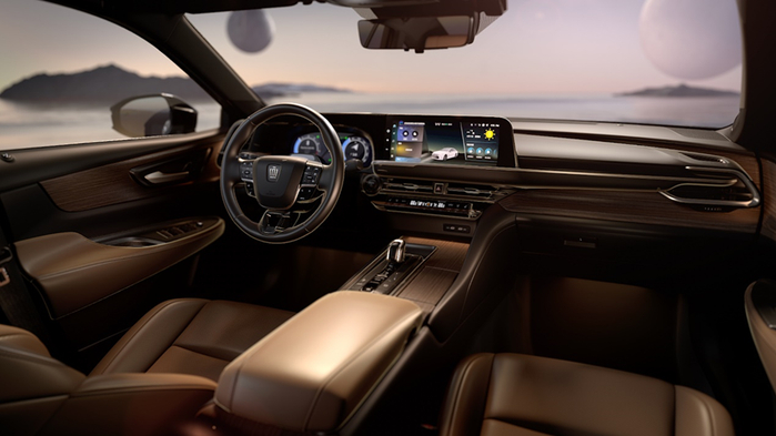 岛式结构设计的内饰。 一汽丰田供图 华龙网发