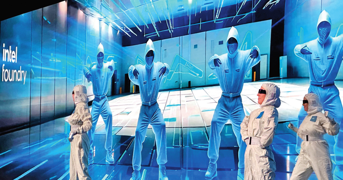 英特尔将代工微软高端芯片。图为在美国加利福尼亚州圣何塞，舞者在活动上表演（2024 年 2 月 23 日摄） 新华社 / 路透