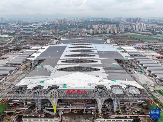 重庆东站建设进展顺利