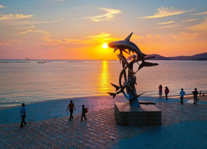 东平日落。梁文栋 摄