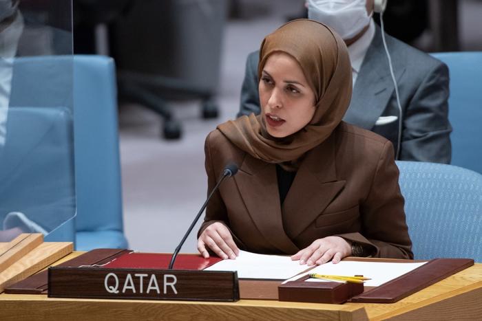 △卡塔尔常驻联合国代表阿莉亚·阿勒萨尼