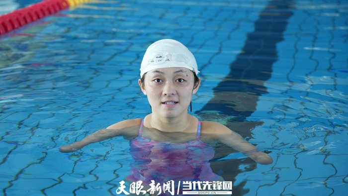 ▲训练结束的刘道敏。贵州日报天眼新闻记者 陈祖嘉 摄