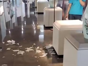 ▲事发现场视频截图