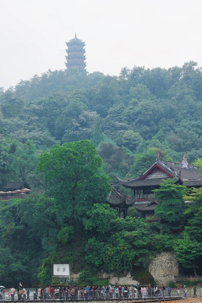 都江堰景区。