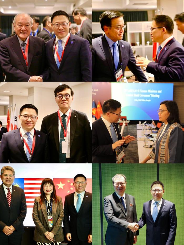 廖岷出席东盟与中日韩财长和央行行长系列会议并举行多场双边会谈