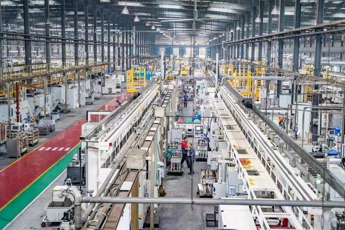 生产线。图片由受访者提供