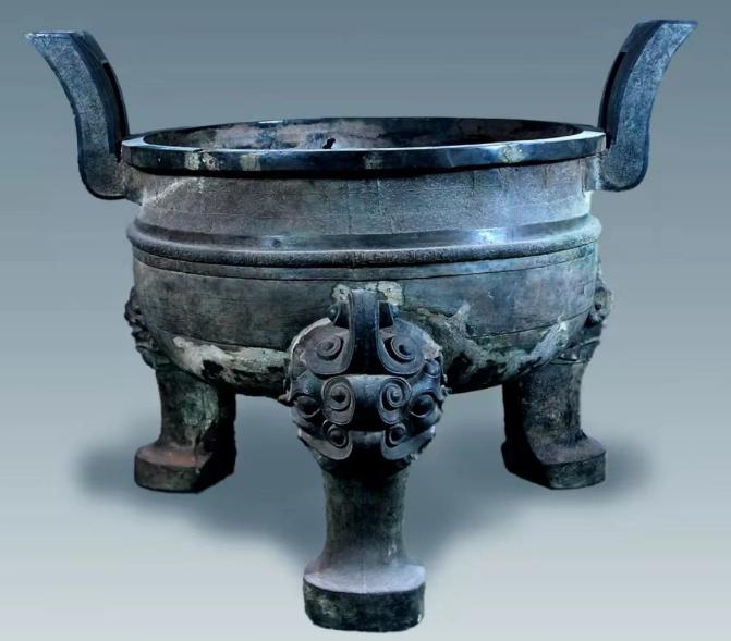   楚大鼎原件，现存于安徽博物院。（安徽省文物考古研究所供图）