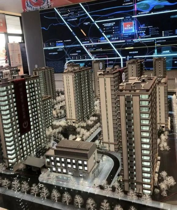 朱辛庄新盘寰宇未来沙盘。 李凯旋/摄