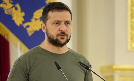 泽连斯基 （图片来源：央视新闻视频截图）