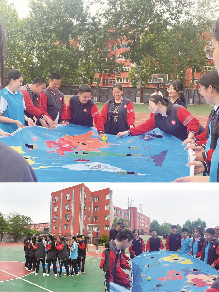 复兴中学组织毕业年级学子开展减压拓展训练