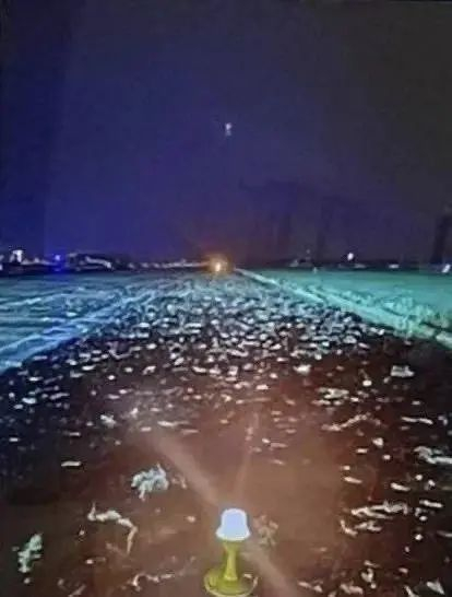 济南机场7•30飞机偏出跑道现场图 图片来源：封面新闻援引网络