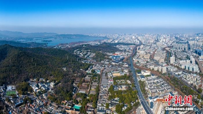 俯瞰杭州。 吴海平 摄