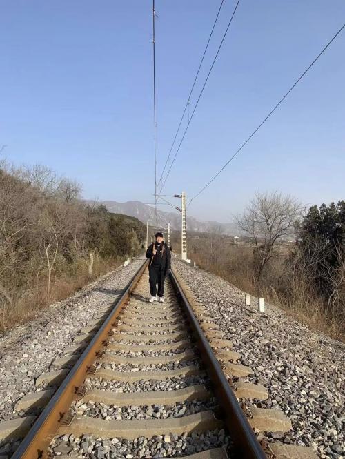 Evan在北京徒步旅行