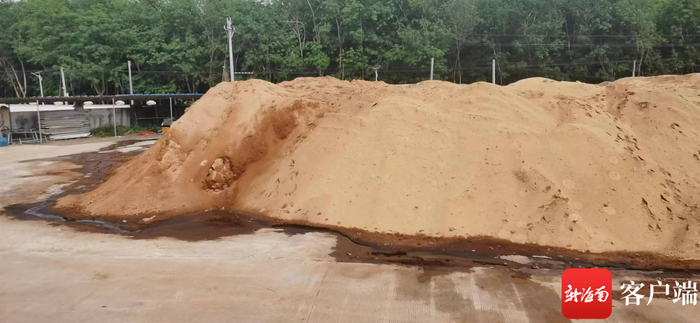 亟待发酵的橡胶木屑。