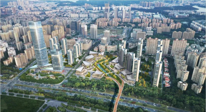 ▲彭眼村改造后效果图，仅供参考