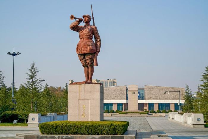 2023年12月3日，江苏盐城新四军纪念馆外景。新华社记者 李博 摄