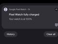 消息称谷歌 Pixel Watch 不再向用户手机发送“手表充电已满”通知
