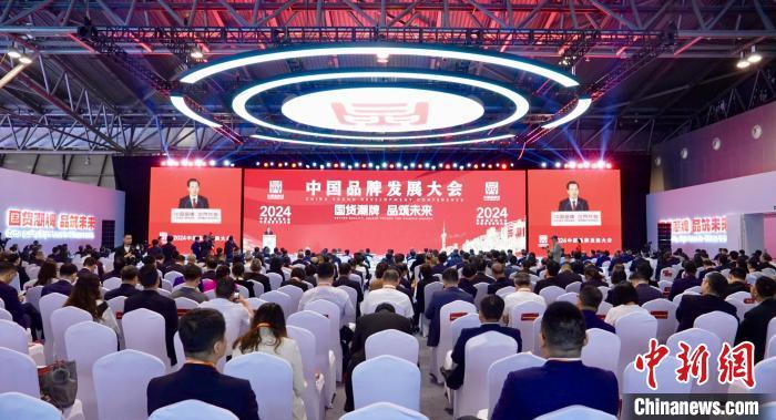 图为杜汇良在中国品牌发展大会上发言。鄂尔多斯融媒体供图