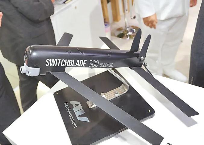 “弹簧刀”小型无人机（Switchblade 300）模型（图自台媒）