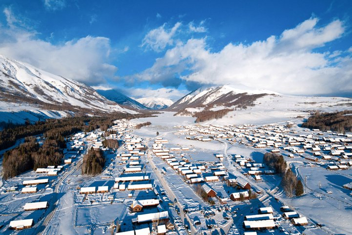 阿勒泰的冬天。（受访者提供）