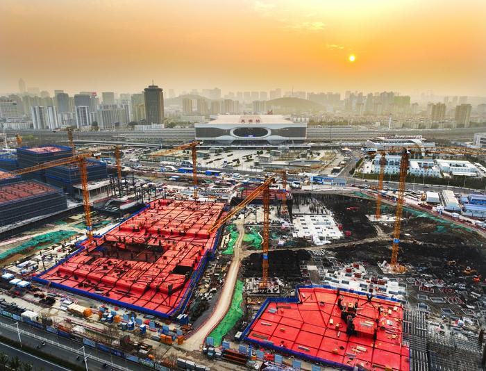 安徽芜湖：数字经济产业园迎夕阳建设推进