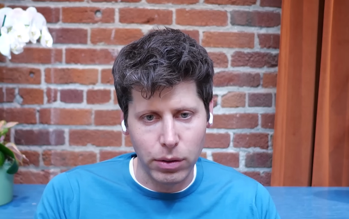 阿尔特曼在播客节目“All-in Podcast”中接受采访 图片来源：截图于