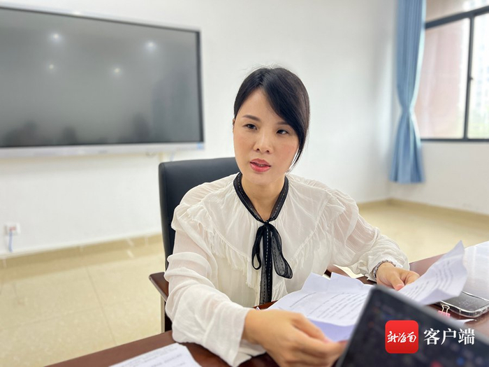 张庆妮老师。记者 莫壮青 摄