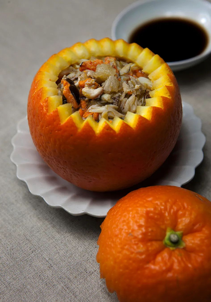 还原出来的蟹酿橙