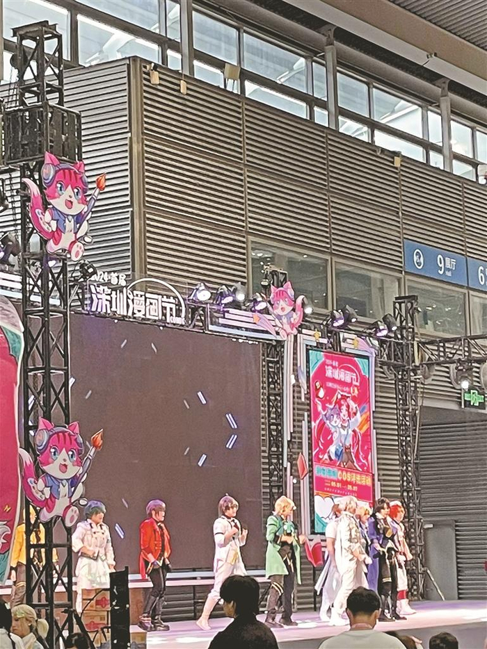 5月3日，首届深圳漫画节现场。