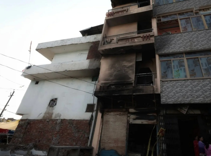 ▲被烧毁的安舒家