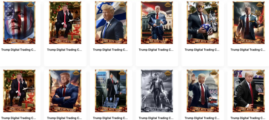 特朗普的NFT系列，来源：公开资料