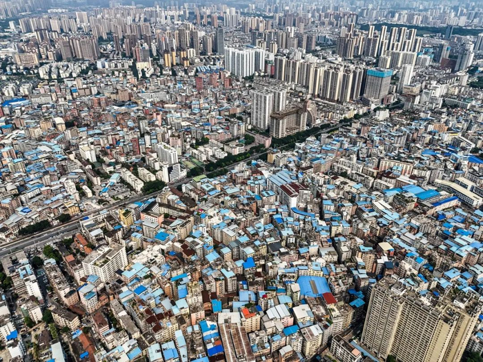 图为衡阳西路片区城中村改造项目中的三秀片区。记者 邹财麟 摄