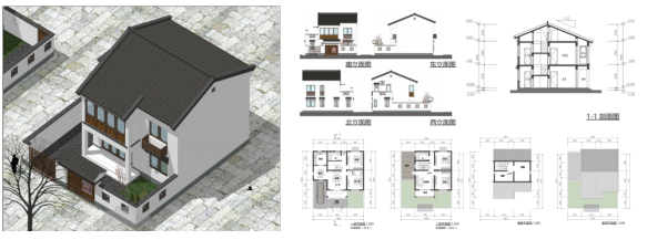 图5 《南京市农民住房户型指导性设计方案图集》