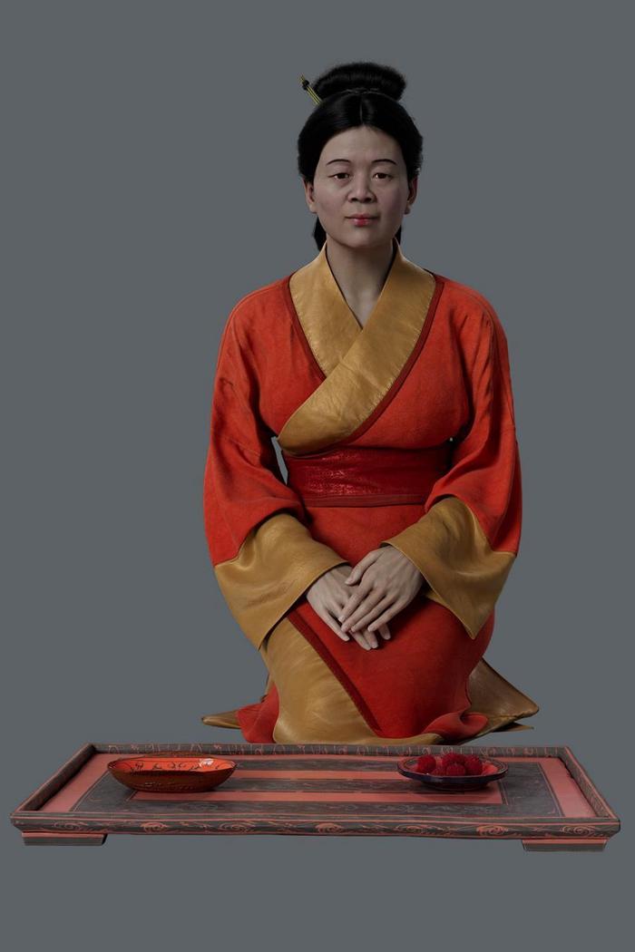   这是湖南博物院公开发布的“辛追夫人”3D数字人（35岁左右）形象。新华社发（长沙数字鲸鱼科技有限公司制作）