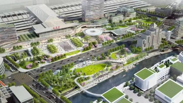 火车站南广场城市更新效果图