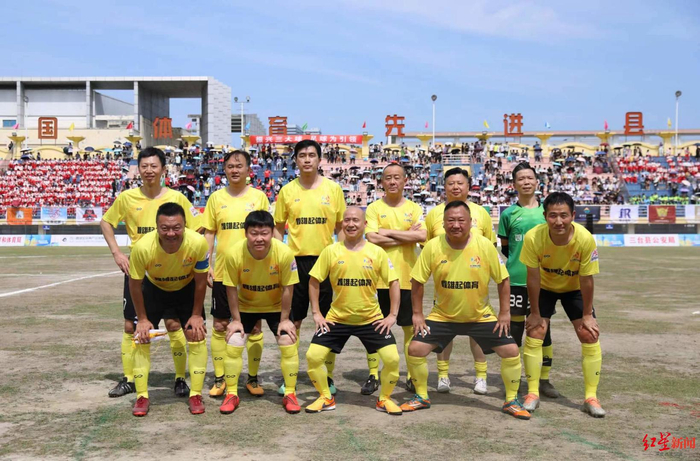 ▲四川明星足球队首发阵容