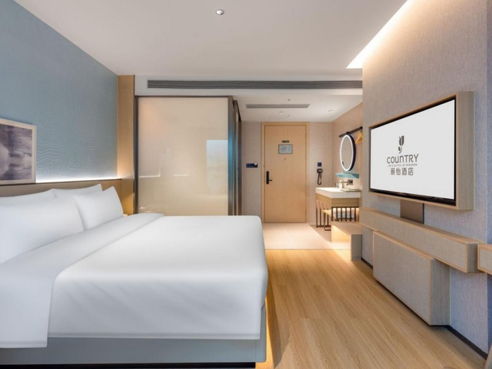 重庆解放碑洪崖洞丽怡酒店客房丽怡酒店创立于1987年,是酒店板块市场